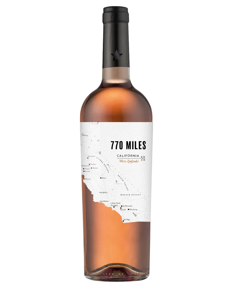 Купить Вино 770 Miles Zinfandel Rose 10% (0,75 л) оптом в Алматы