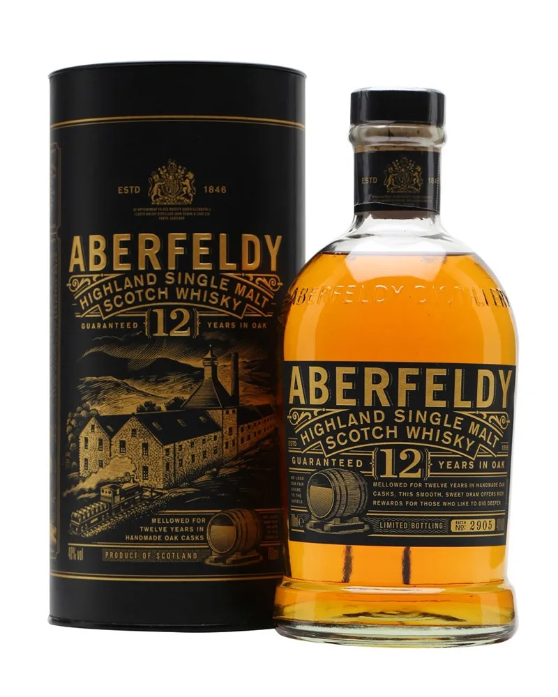 Купить Виски Aberfeldy 12 YO 40% in Tube (0,75 л) оптом в Алматы