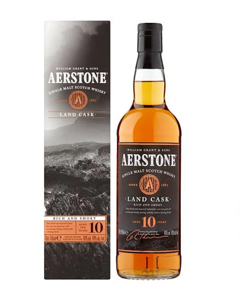 Купить Виски Aerstone Land Cask 10 YO 40% in Box (0,7 л) оптом в Алматы