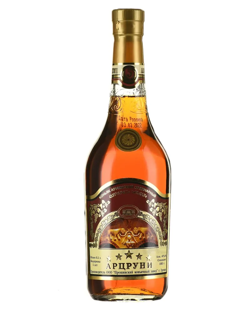 Купить Коньяк Арцруни 5 YO 40% (0,5 л) оптом в Алматы