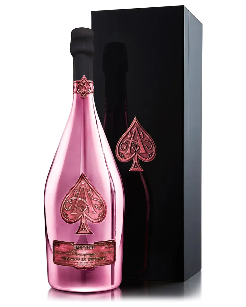 Купить Шампанское Armand De Brignac Brut Rose 12,5% in Box (0,75 л) оптом в Алматы