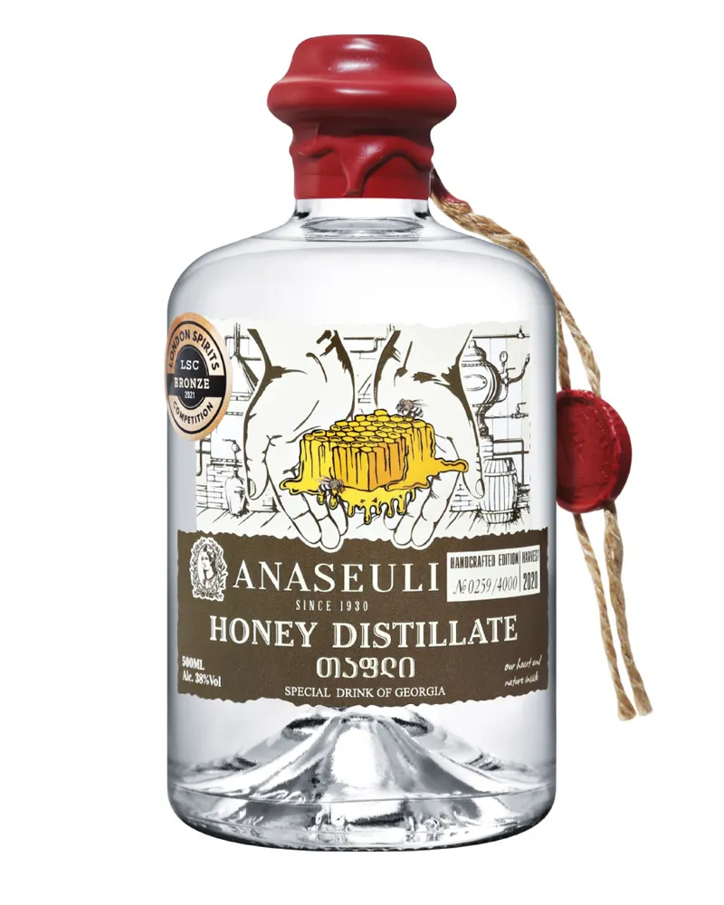 Купить Водка Askaneli Anaseuli Honey 40% (0,5 л) оптом в Алматы