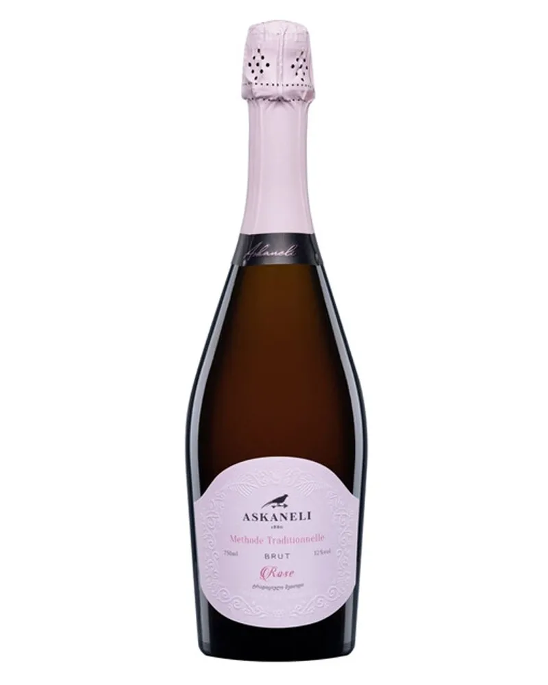 Купить Игристое вино Askaneli Methode Traditionnelle Brut Rose 12% (0,75 л) оптом в Алматы