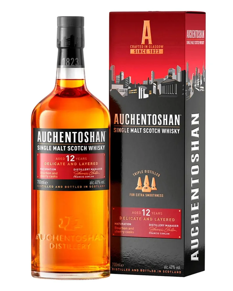 Купить Виски Auchentoshan 12 YO 40% in Box (0,7 л) оптом в Алматы
