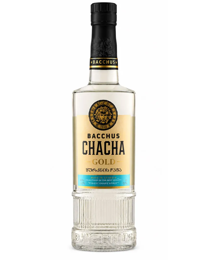 Купить Чача Bacchus Chacha Gold 43% (0,5 л) оптом в Алматы