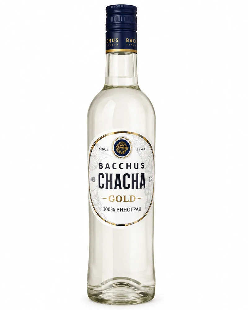 Купить Чача Bacchus Chacha Gold 43% (0,7 л) оптом в Алматы