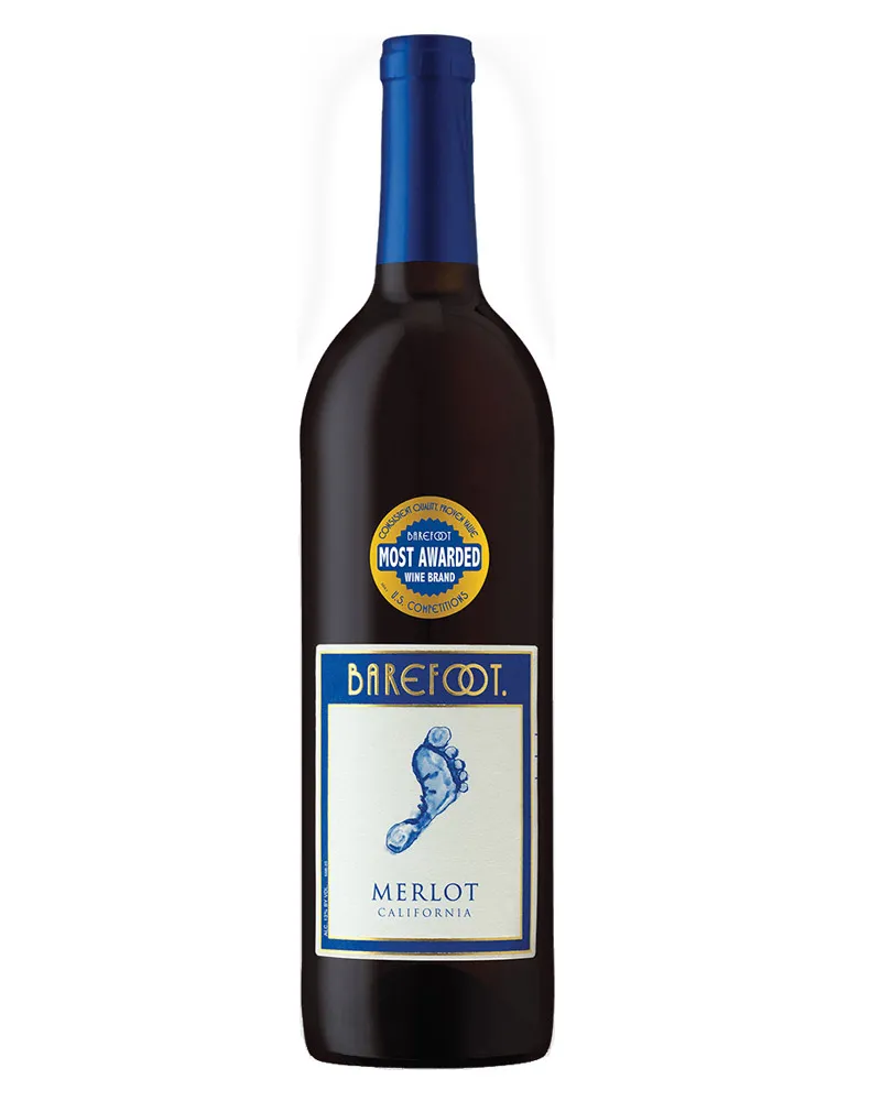 Купить Вино Barefoot Merlot 13,5% (0,75 л) оптом в Алматы