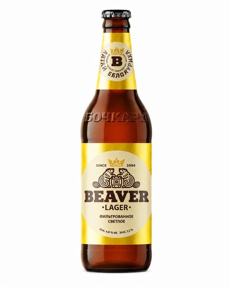 Купить Пиво Beaver Lager 12% Glass (0,44 л) оптом в Алматы