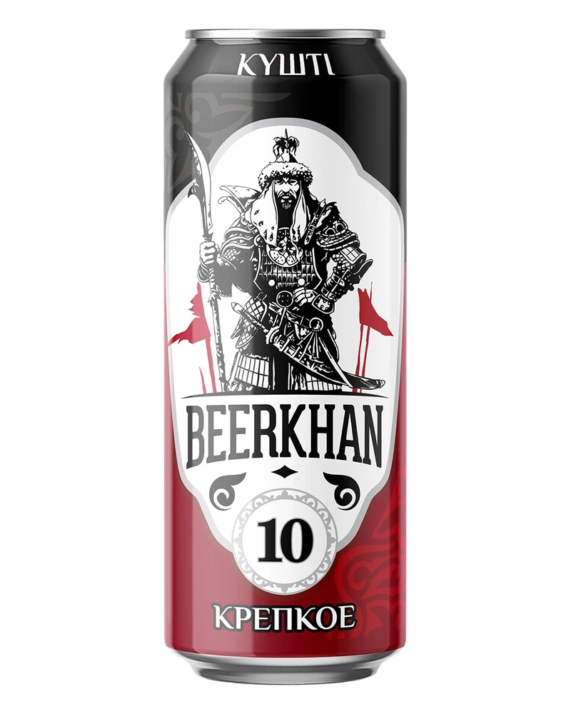 Купить Пиво Beerkhan 10% Can (0,43 л) оптом в Алматы
