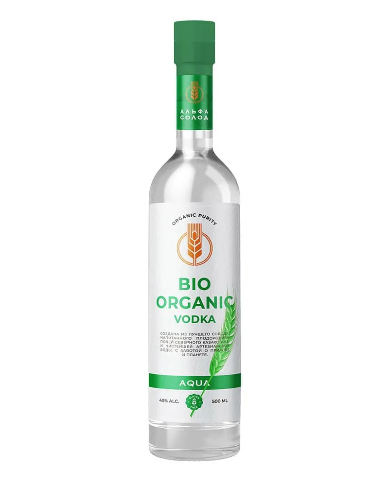 Купить Водка Bio Organic Aqua 40% (0,5 л) оптом в Алматы