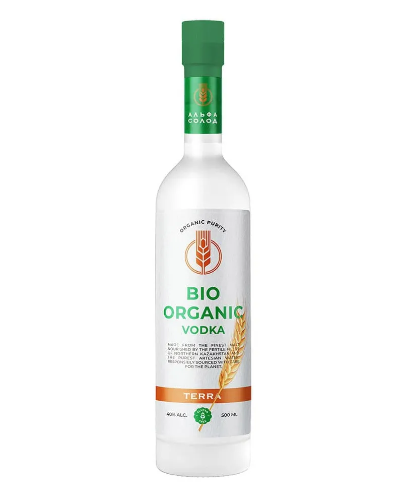 Купить Водка Bio Organic Terra 40% (0,5 л) оптом в Алматы