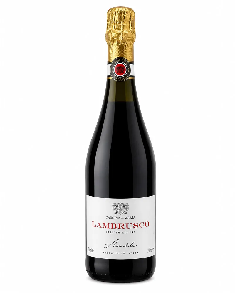 Купить Игристое вино Cascina S.Maria Lambrusco Rosso 7,5% (0,75 л) оптом в Алматы