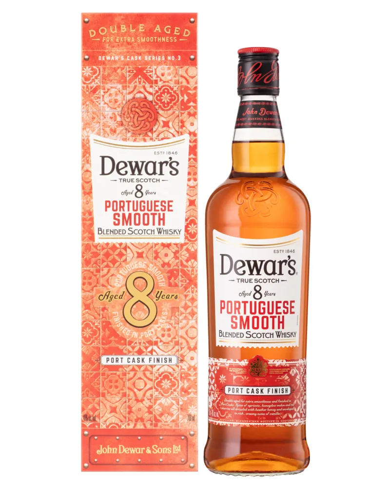 Купить Виски Dewar`s Portuguese Smooth Aged 8 YO 40% in Box (0,7 л) оптом в Алматы