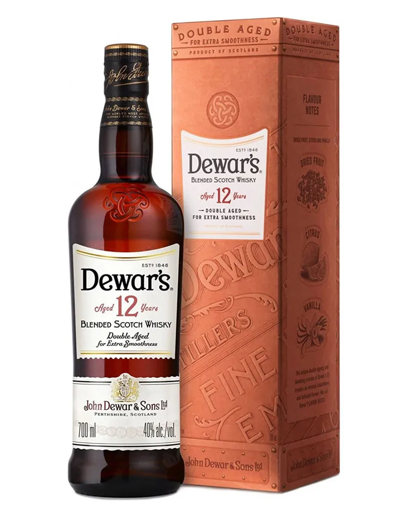Купить Виски Dewar`s 12 YO 40% in Box (1 л) оптом в Алматы