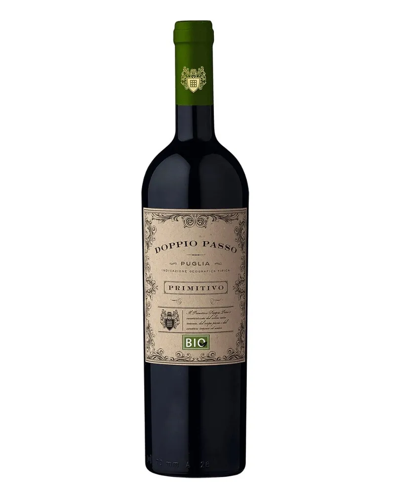 Купить Вино Doppio Passo Primitivo BIO, Puglia IGT 13% (0,75 л) оптом в Алматы