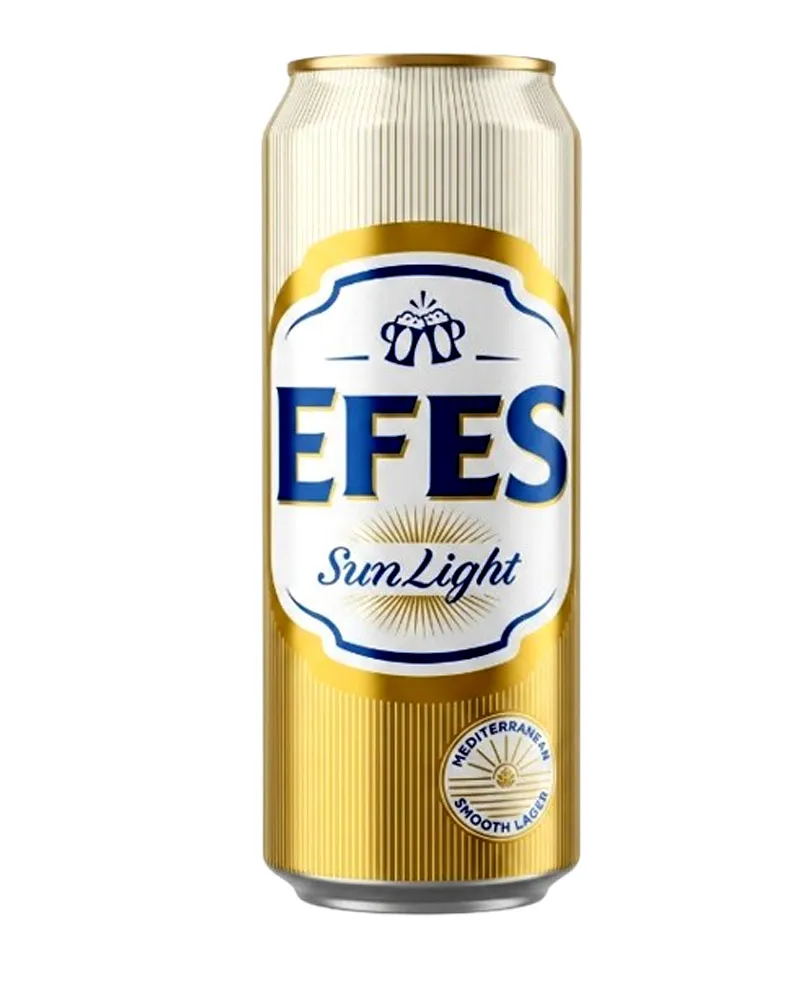 Купить Пиво EFES Sun Light 4% Can (0,45 л) оптом в Алматы