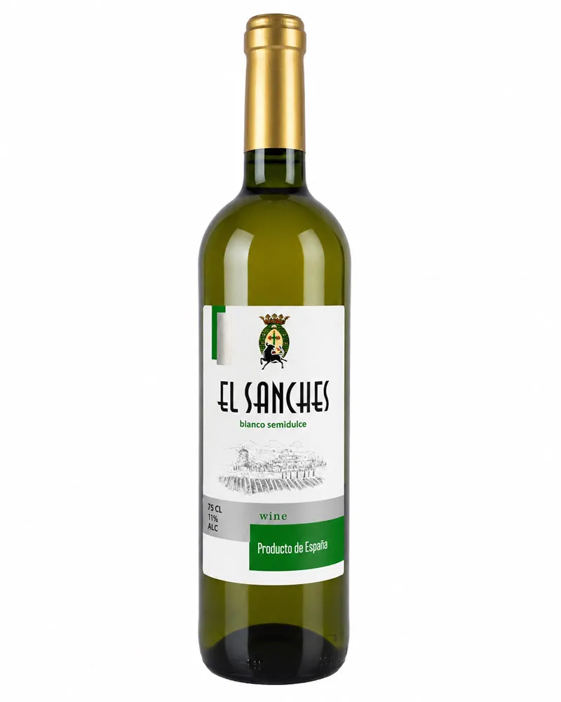 Купить Вино El Sanches Blanco Semi Sweet 10% (0,75 л) оптом в Алматы