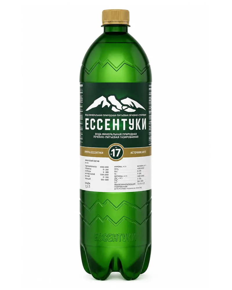 Купить Вода Ессентуки № 17, pet (0,75 л) оптом в Алматы
