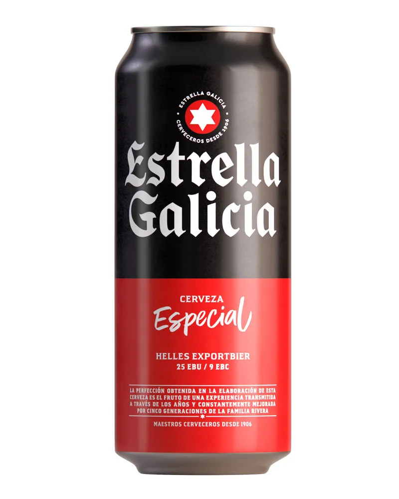 Купить Пиво Estrella Galicia 5,5% Can (0,5 л) оптом в Алматы