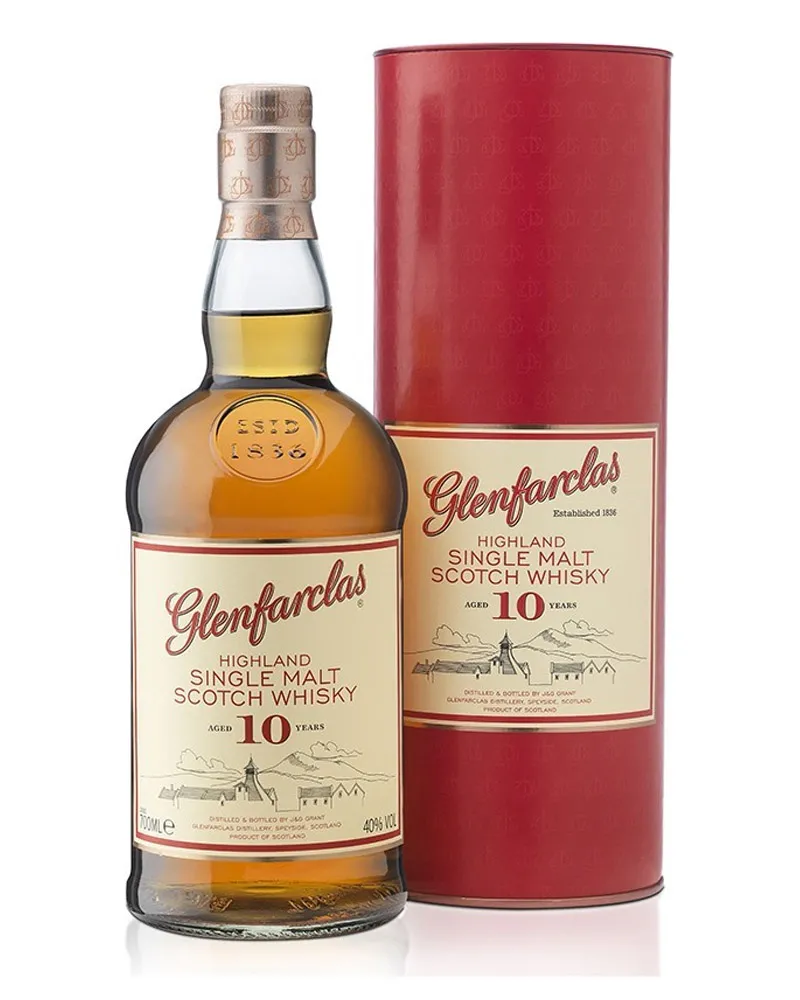 Купить Виски Glenfarclas 10 YO 40% in Tube (0,7 л) оптом в Алматы