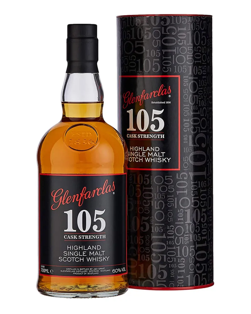 Купить Виски Glenfarclas 105 Cask Strength 60% in Tube (0,7 л) оптом в Алматы