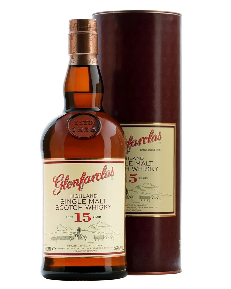 Купить Виски Glenfarclas 15 YO 46% in Tube (0,7 л) оптом в Алматы