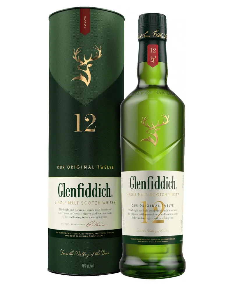 Купить Виски Glenfiddich 12 YO 40% in Tube (1 л) оптом в Алматы