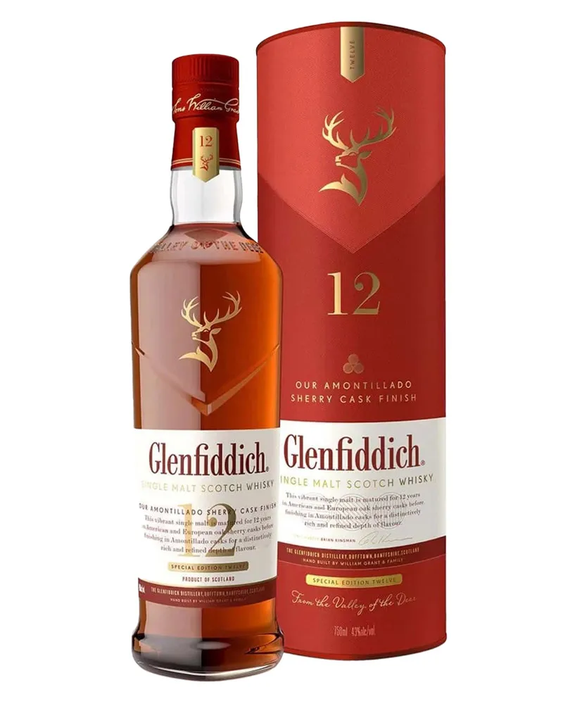 Купить Виски Glenfiddich 12 YO Sherry Cask 43% in Tube (0,7 л) оптом в Алматы