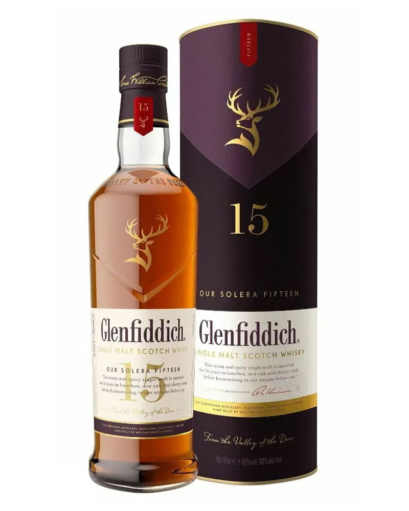 Купить Виски Glenfiddich 15 YO 40% in Tube (0,7 л) оптом в Алматы