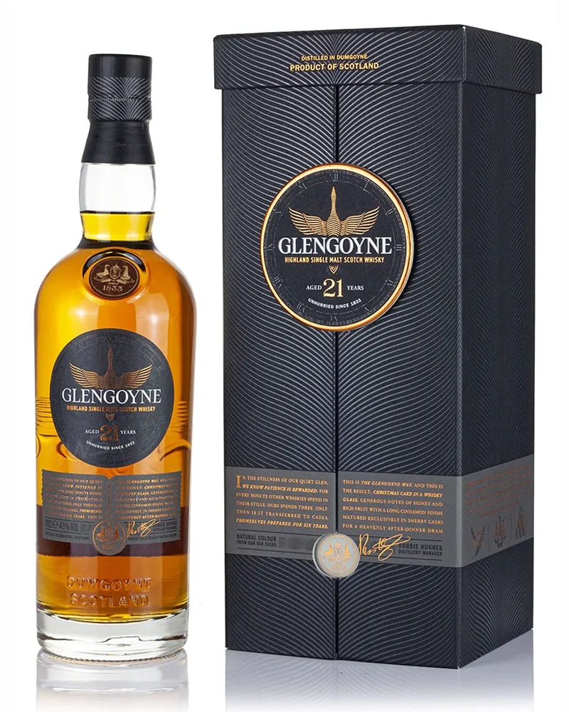 Купить Виски Glengoyne 21 YO 43% in Gift Box (0,7 л) оптом в Алматы