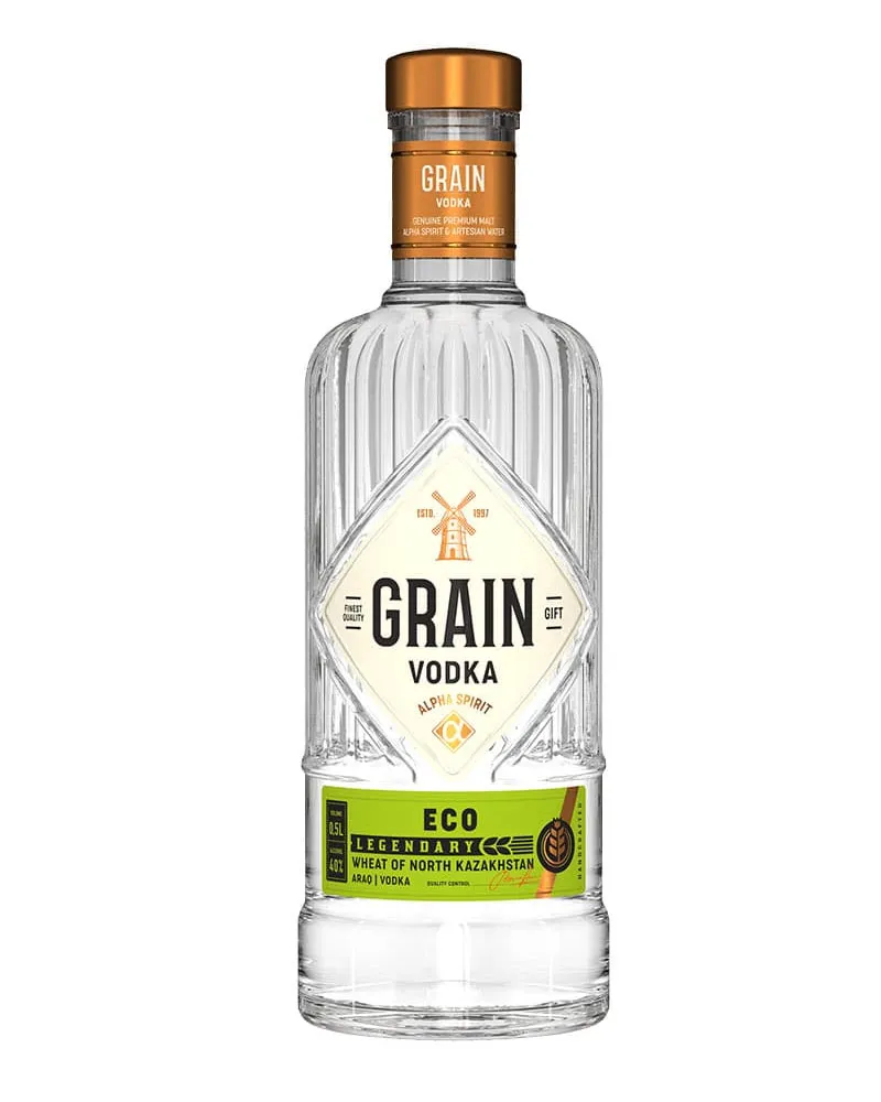 Купить Водка Grain Gift Eco 40% (0,5 л) оптом в Алматы