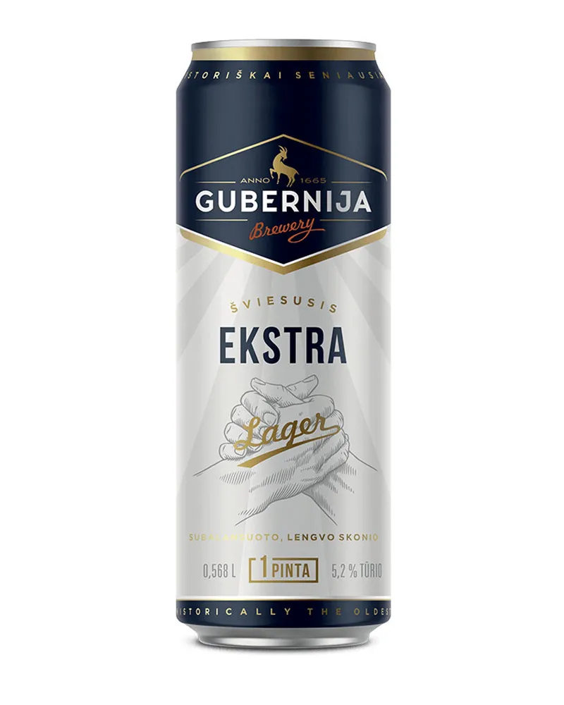 Купить Пиво Gubernija Extra 5,2% Can (0,568 л) оптом в Алматы