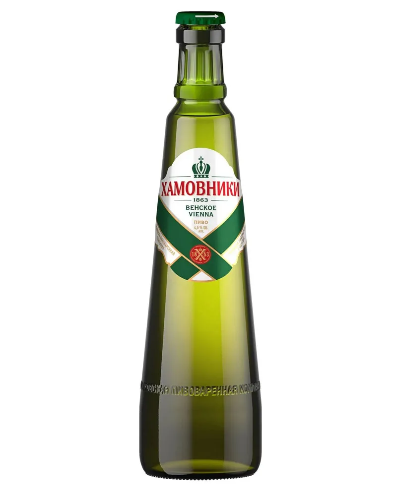 Купить Пиво Хамовники Венское 4.5% glass (0,45 л) оптом в Алматы