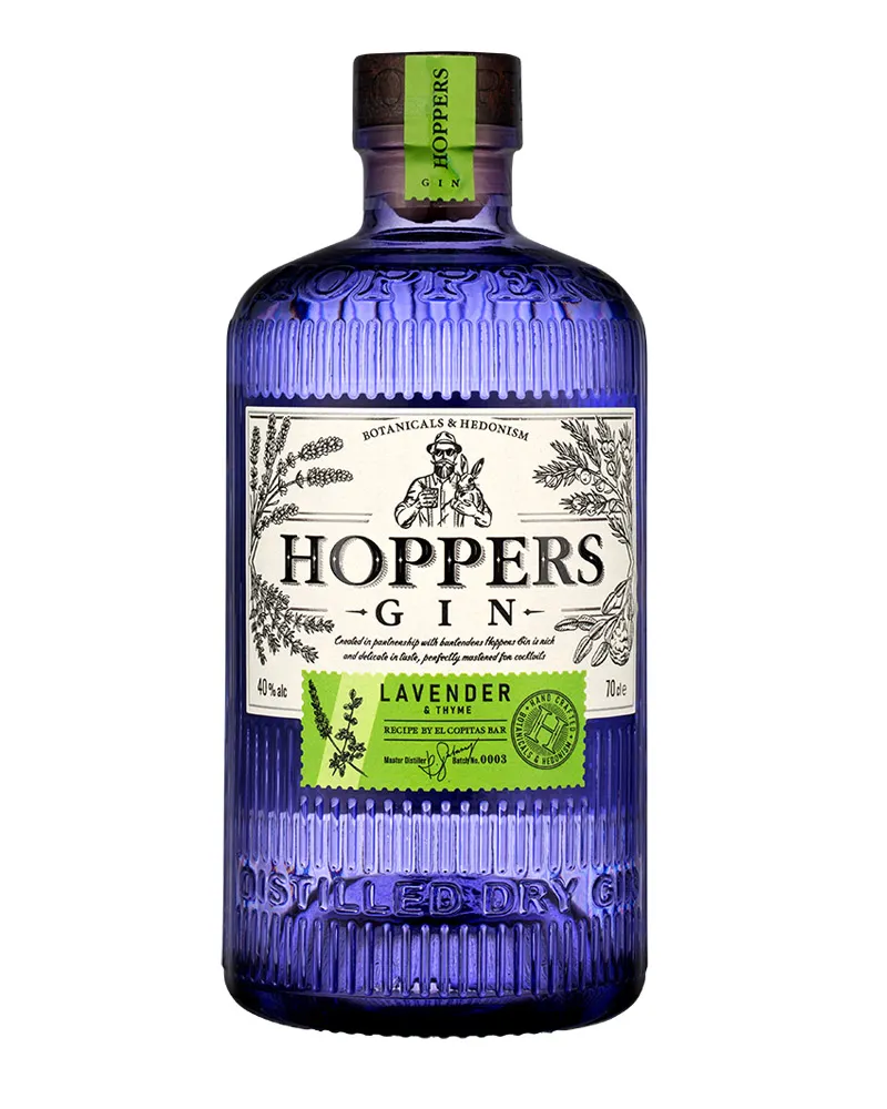 Купить Джин Hoppers Gin Lavender & Thyme 40% (0,7 л) оптом в Алматы