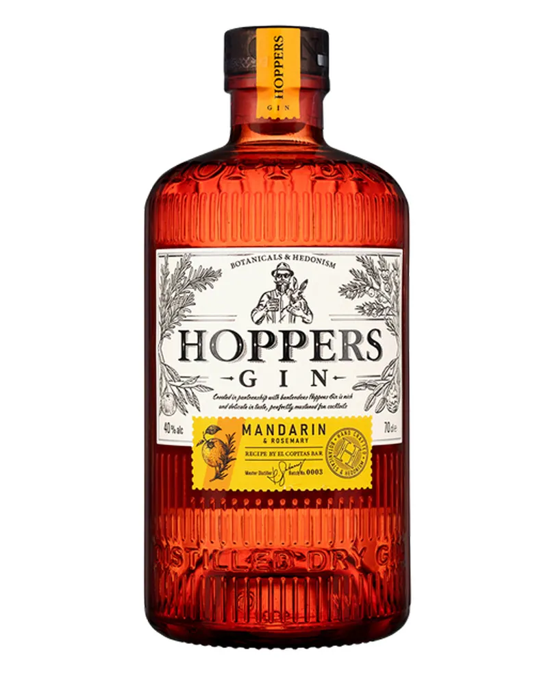Купить Джин Hoppers Gin Mandarin & Rosemary 40% (0,7 л) оптом в Алматы