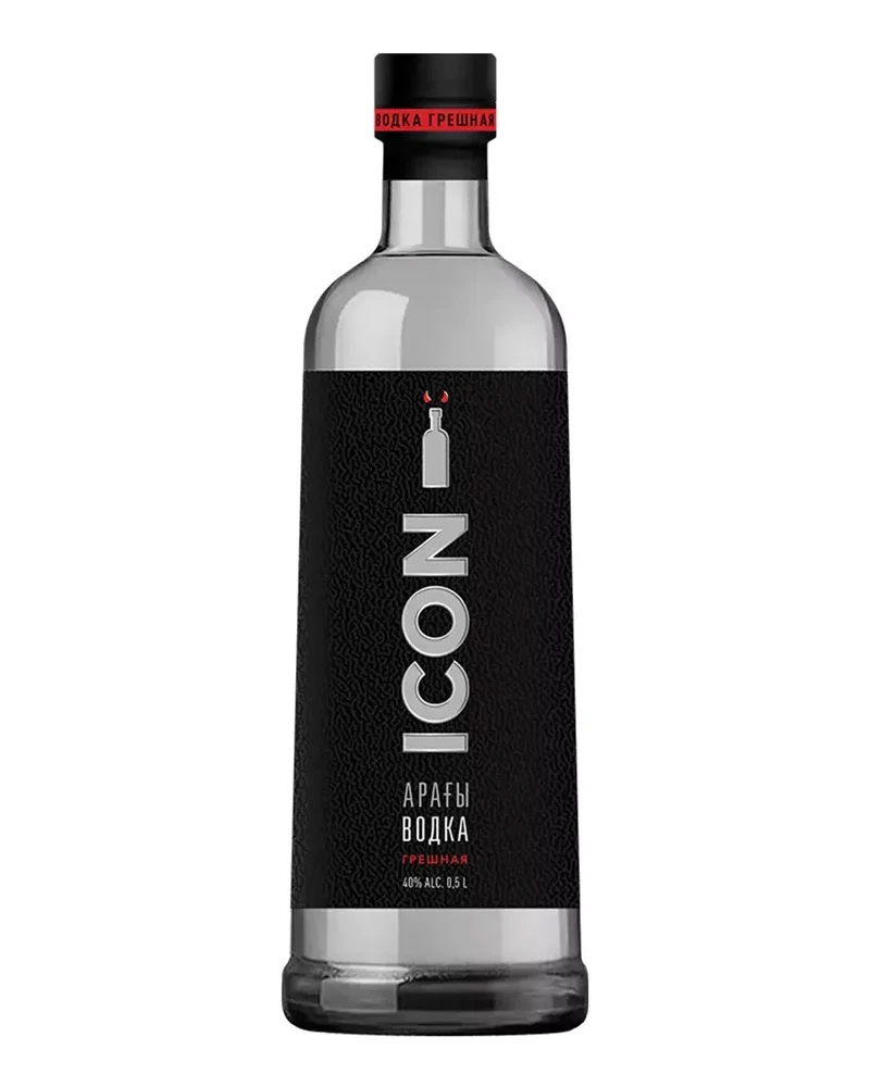 Купить Водка ICON Грешная 40% (0,5 л) оптом в Алматы