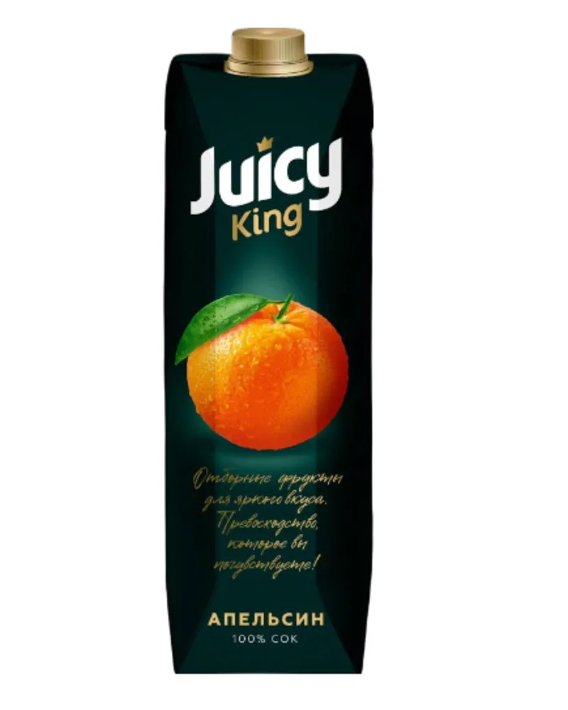 Купить Сок Juicy Апельсин, tetrapaket (0,95 л) оптом в Алматы