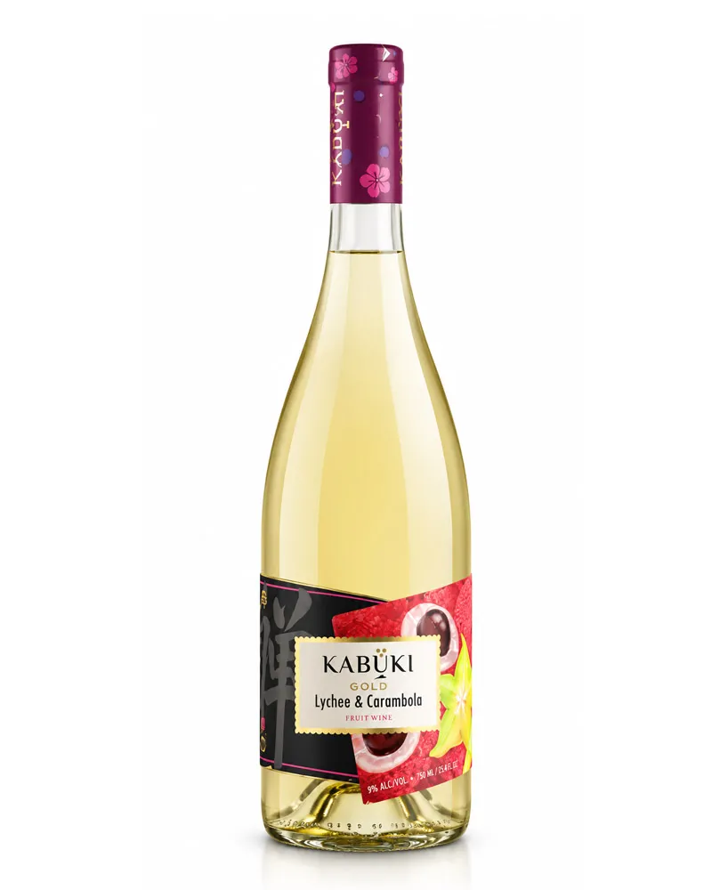 Купить Вино Kabuki Gold Lychee & Carambola 9% (0,75 л) оптом в Алматы