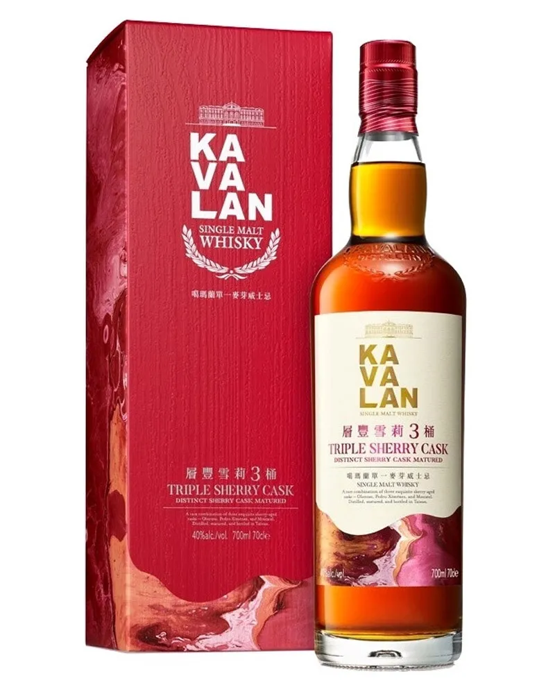 Купить Виски Kavalan Triple Sherry Cask 40% in Box (0,7 л) оптом в Алматы