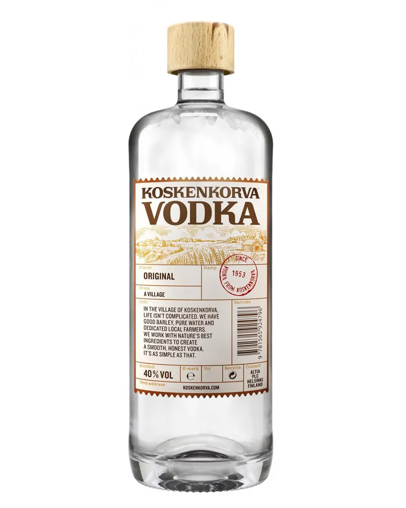 Купить Водка Koskenkorva Vodka 40% (0,7 л) оптом в Алматы