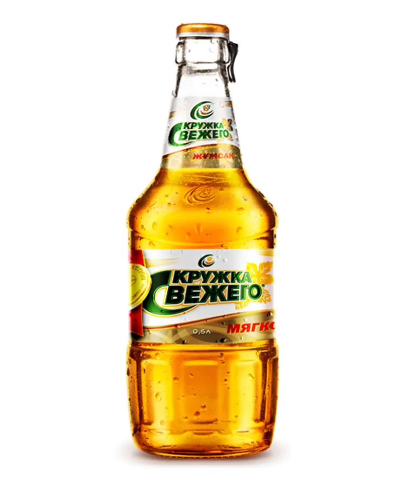 Купить Пиво Кружка Свежего Мягкое 4% Glass (0,475 л) оптом в Алматы