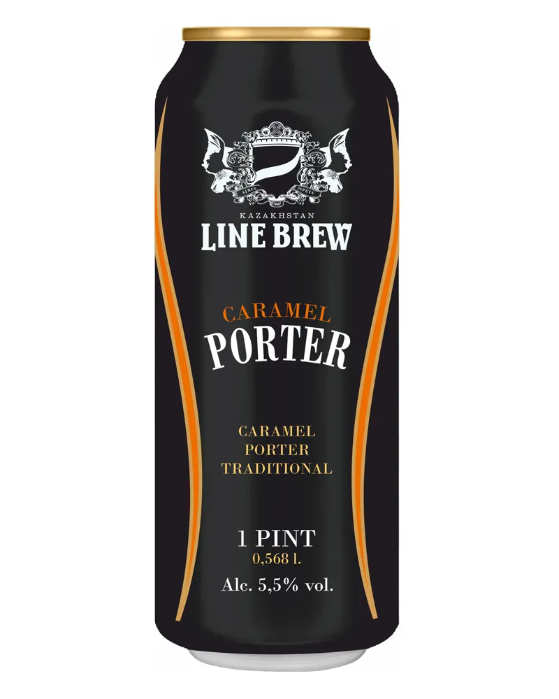 Купить Пиво Line Brew Porter Caramel 5,5% Сan (0,568 л) оптом в Алматы