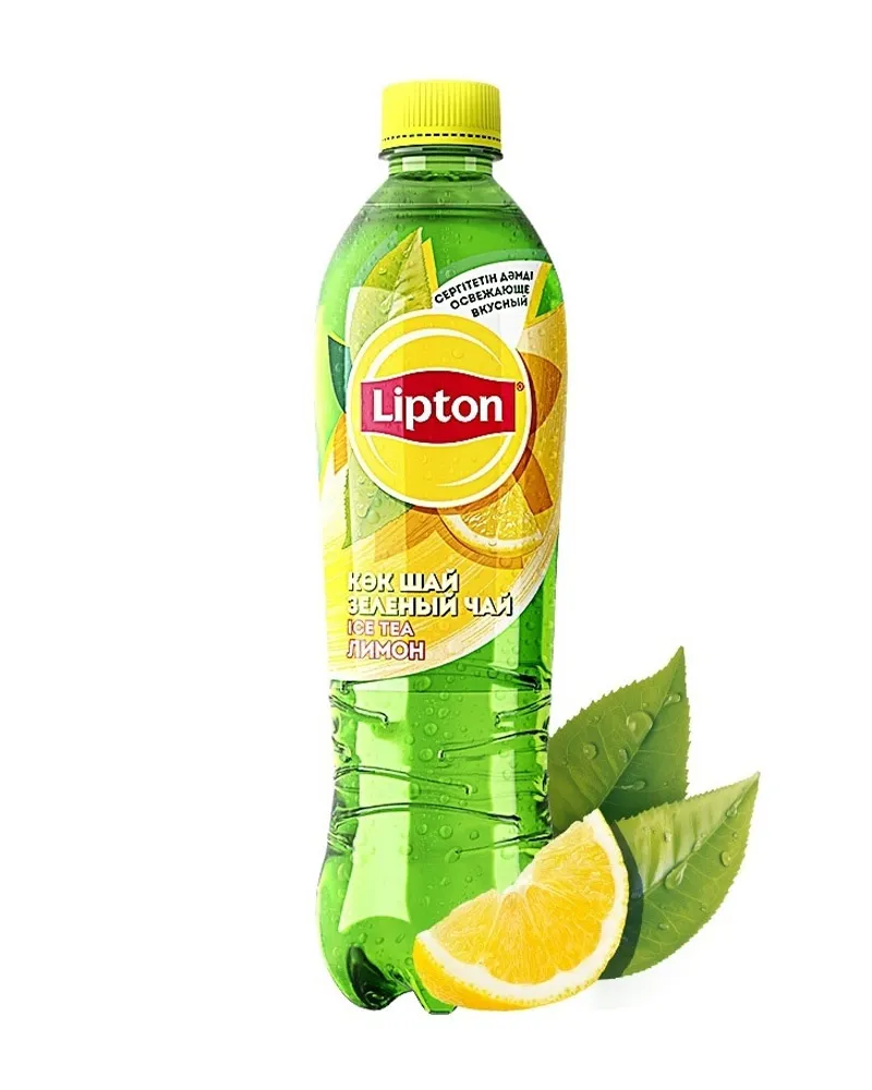 Купить Напитки Lipton Зеленый чай - Лимон, pet (0,5 л) оптом в Алматы