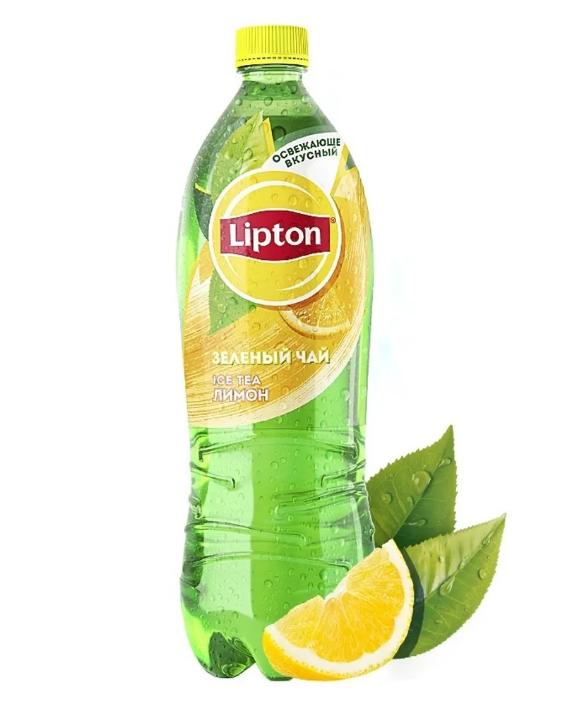 Купить Напитки Lipton Зеленый чай - Лимон, pet (1 л) оптом в Алматы