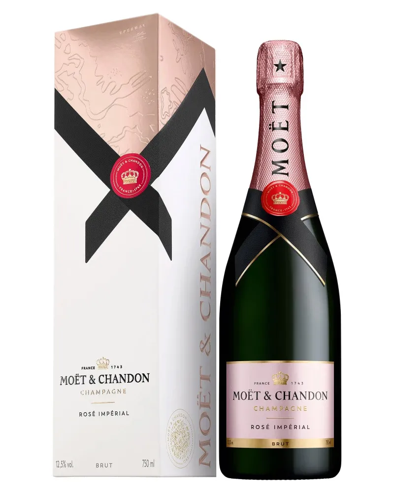 Купить Шампанское Moet & Chandon Brut Imperial, Rose 12% in Box (0,75 л) оптом в Алматы