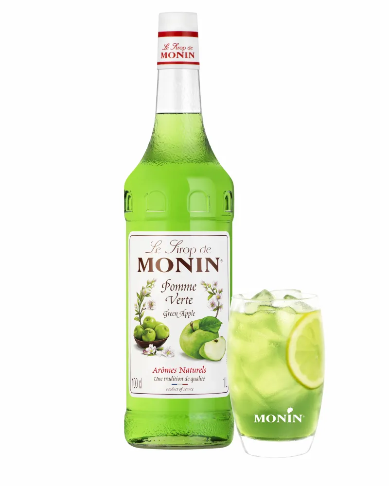 Купить Сироп Monin Green Apple (1 л) оптом в Алматы