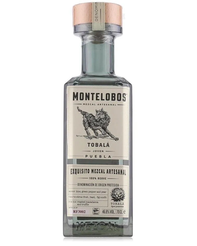 Купить Мескаль Montelobos Tobala Puebla 46,8% (0,75 л) оптом в Алматы