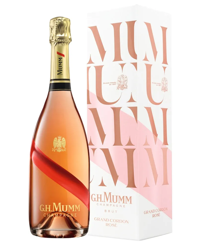 Купить Шампанское Mumm Grand Cordon Rose AOC 12,5% in Box (0,75L) (0,75 л) оптом в Алматы