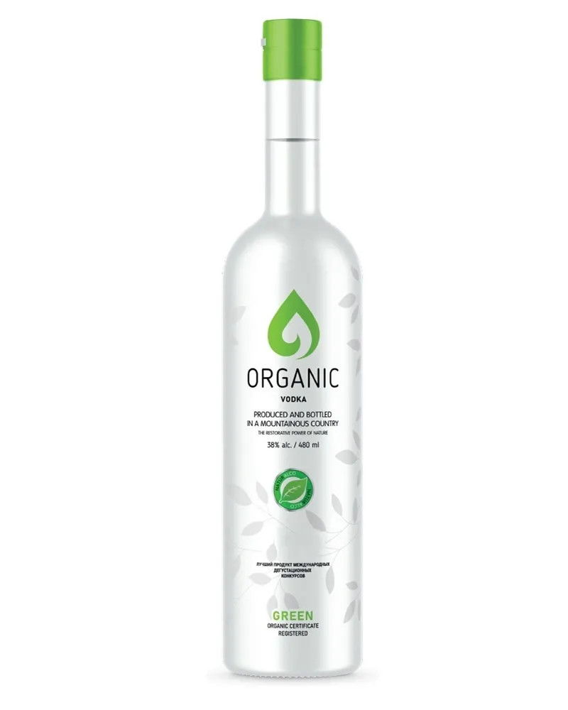 Купить Водка Organic Green 40% (0,48 л) оптом в Алматы