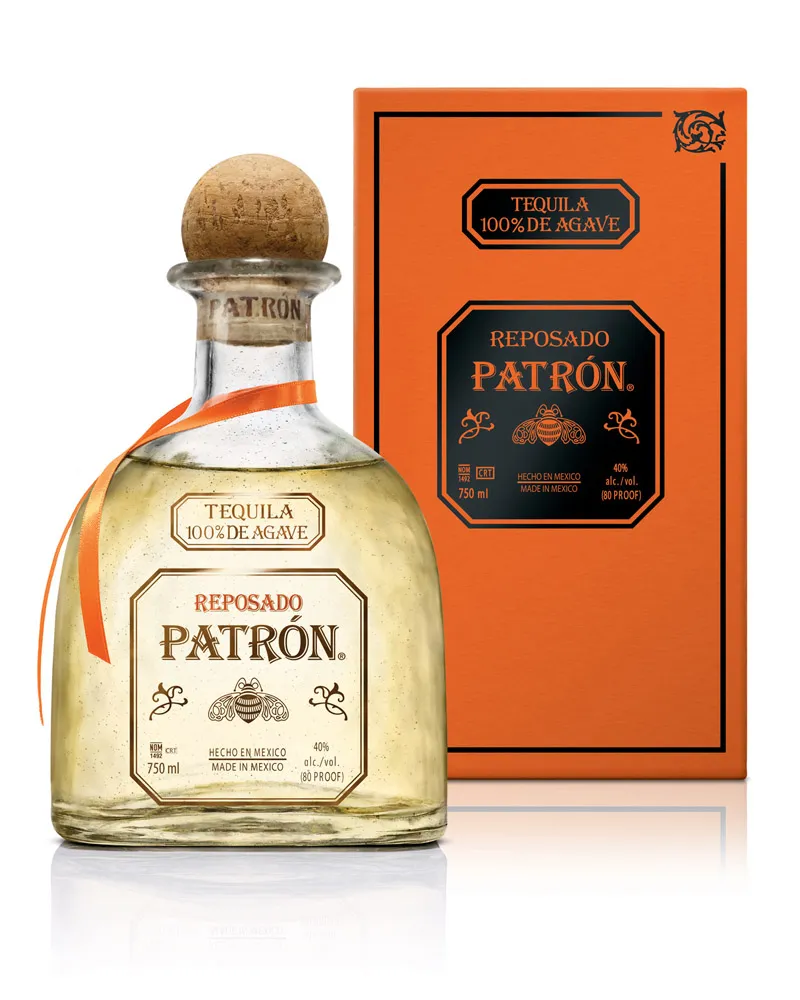Купить Текила Patron Reposado 40% in Box (0,75 л) оптом в Алматы
